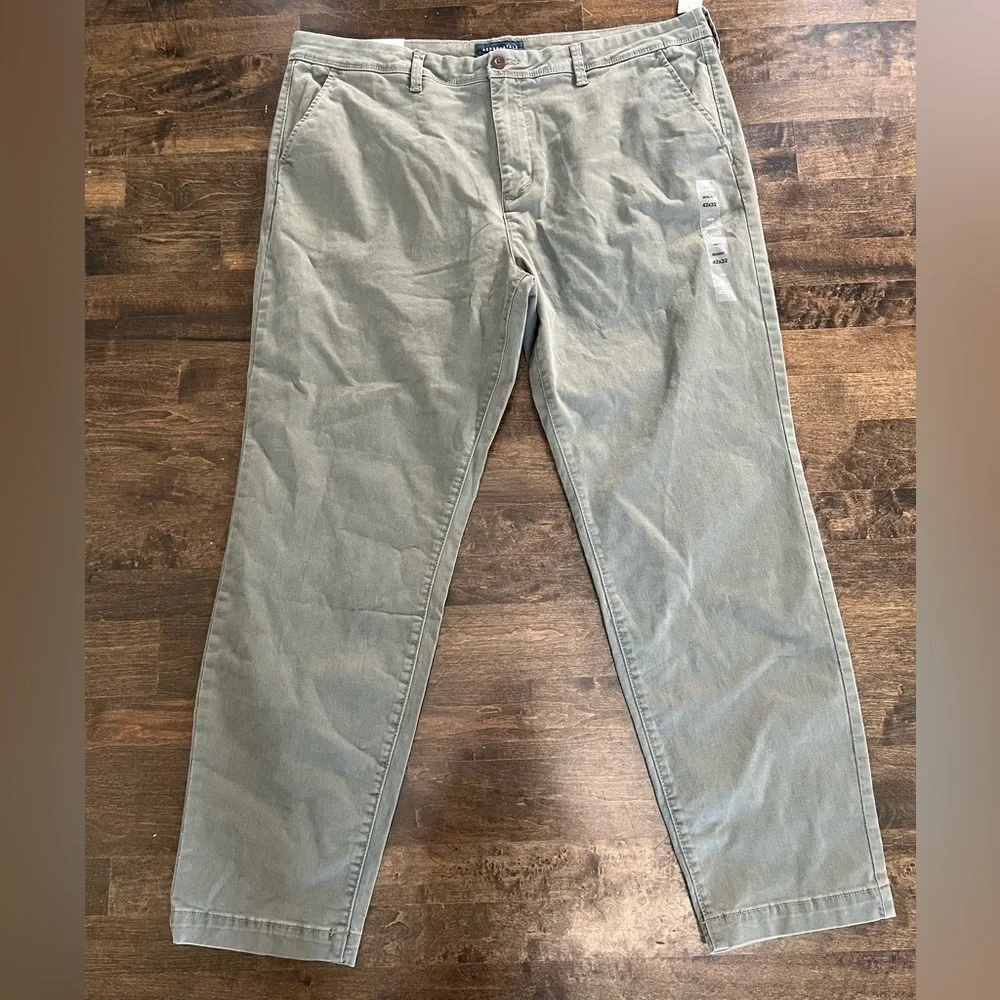 Aeropostale Skinny Stretch Camo Green Chino Pants 42x32